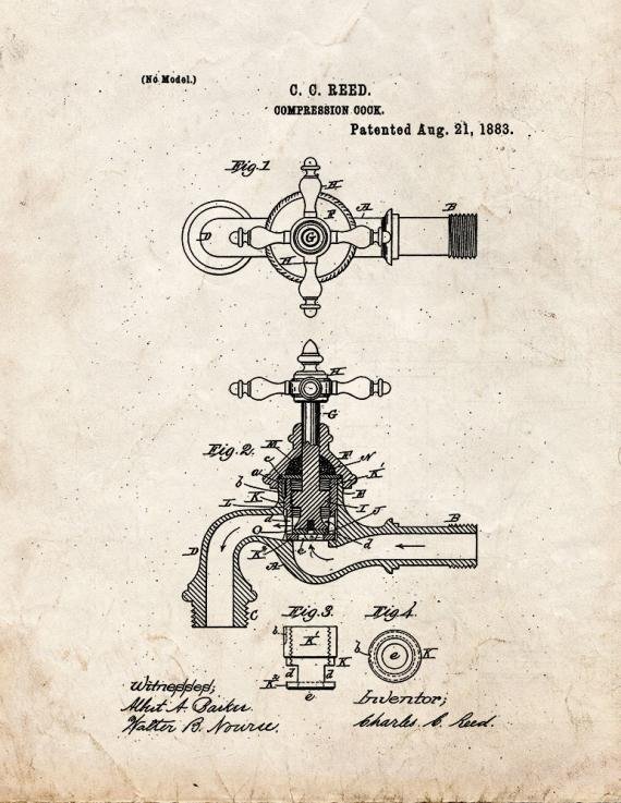 Patent Blueprint 3216 1 12 A4 Photo Print