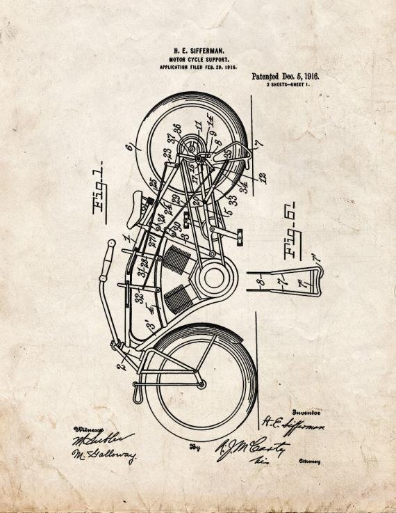 Patent Blueprint 3225 1 12 A4 Photo Print