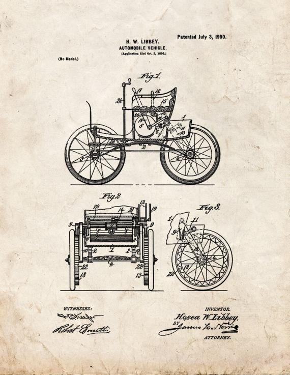 Patent Blueprint 3226 1 12 A4 Photo Print