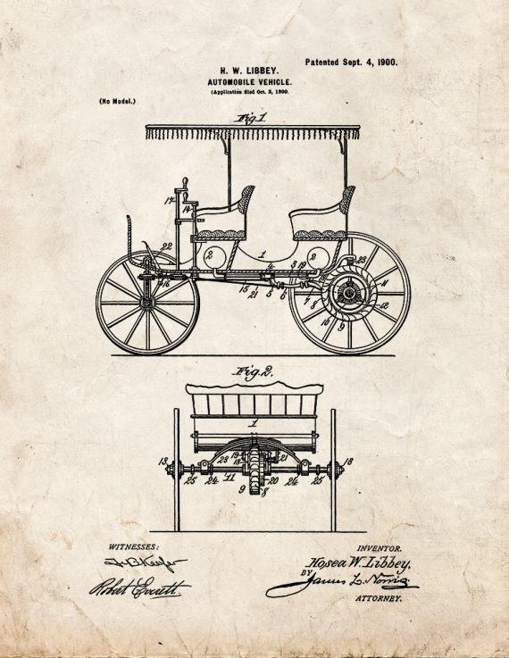 Patent Blueprint 3227 1 12 A4 Photo Print