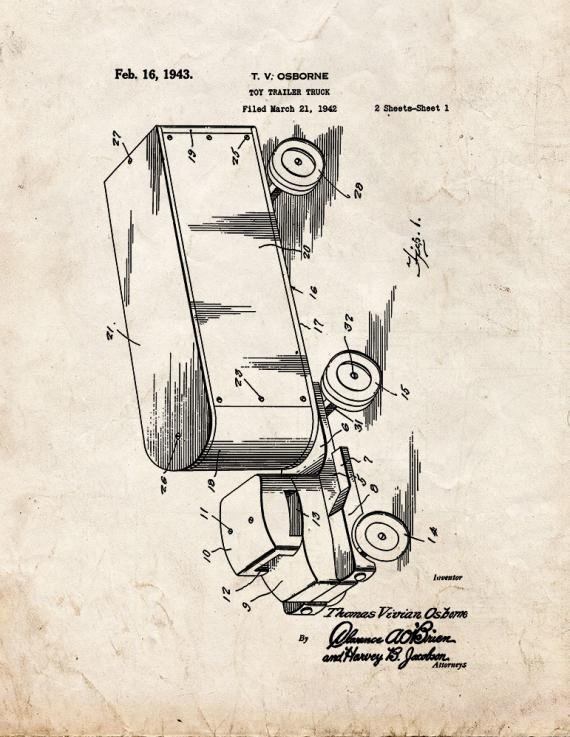 Patent Blueprint 323 1 12 A4 Photo Print