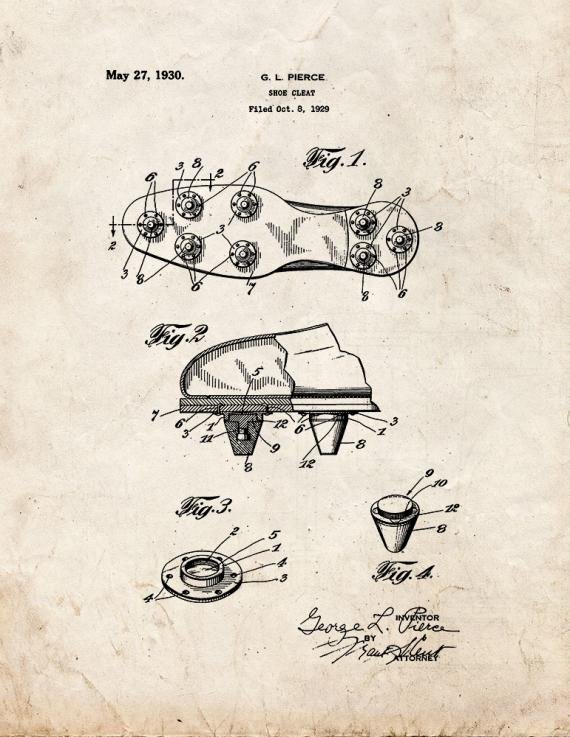 Patent Blueprint 3233 1 12 A4 Photo Print