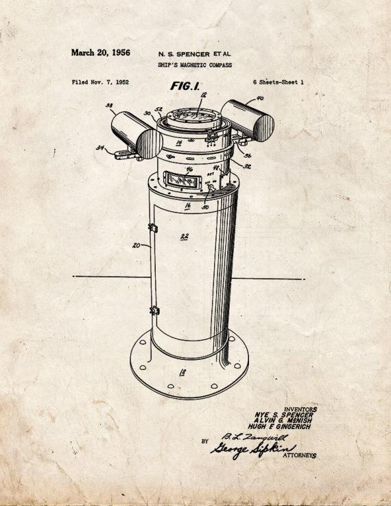 Patent Blueprint 3238 1 12 A4 Photo Print