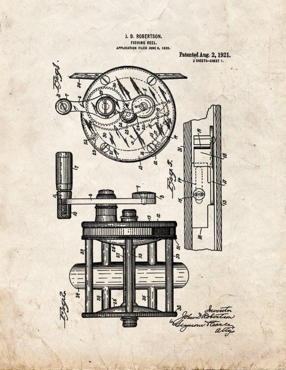 Patent Blueprint 3244 1 12 A4 Photo Print