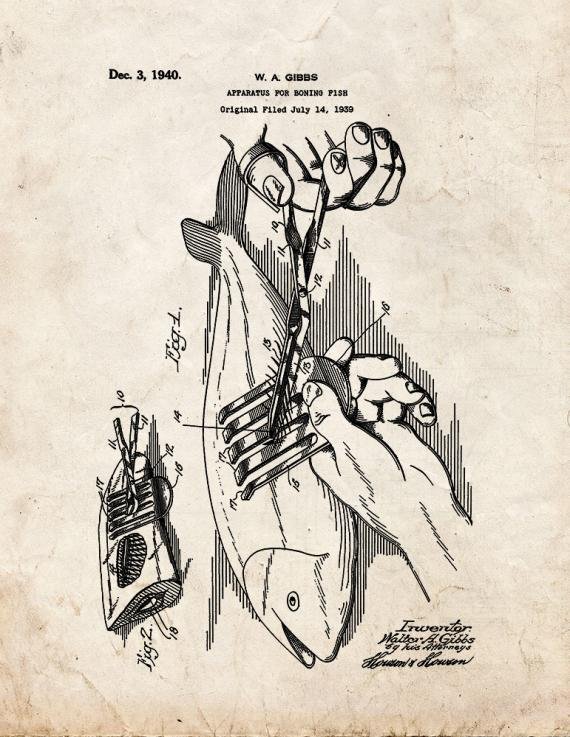 Patent Blueprint 3252 1 12 A4 Photo Print