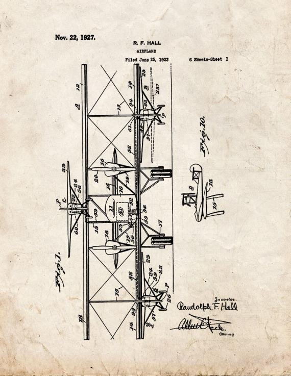 Patent Blueprint 3258 1 12 A4 Photo Print