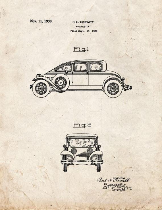 Patent Blueprint 326 1 12 A4 Photo Print