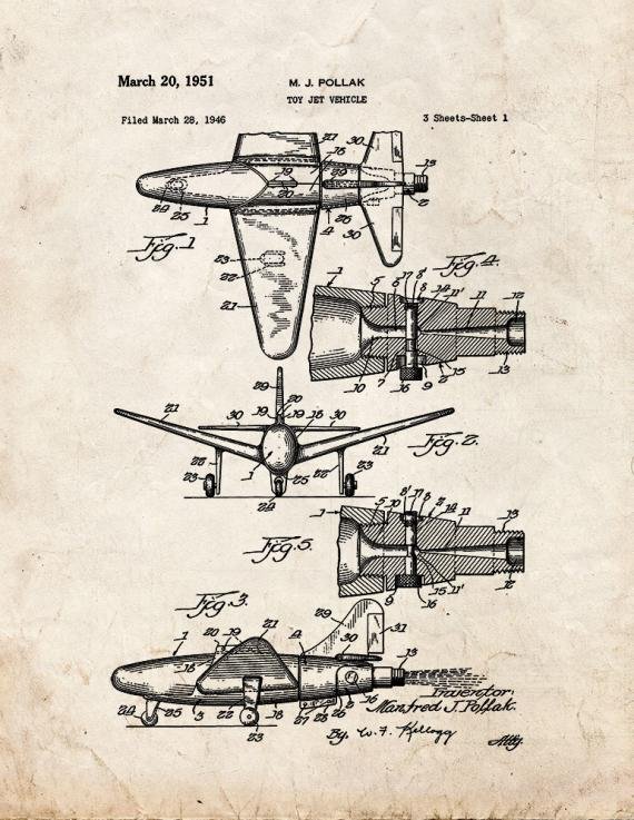 Patent Blueprint 3260 1 12 A4 Photo Print