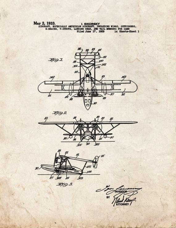 Patent Blueprint 3263 1 12 A4 Photo Print