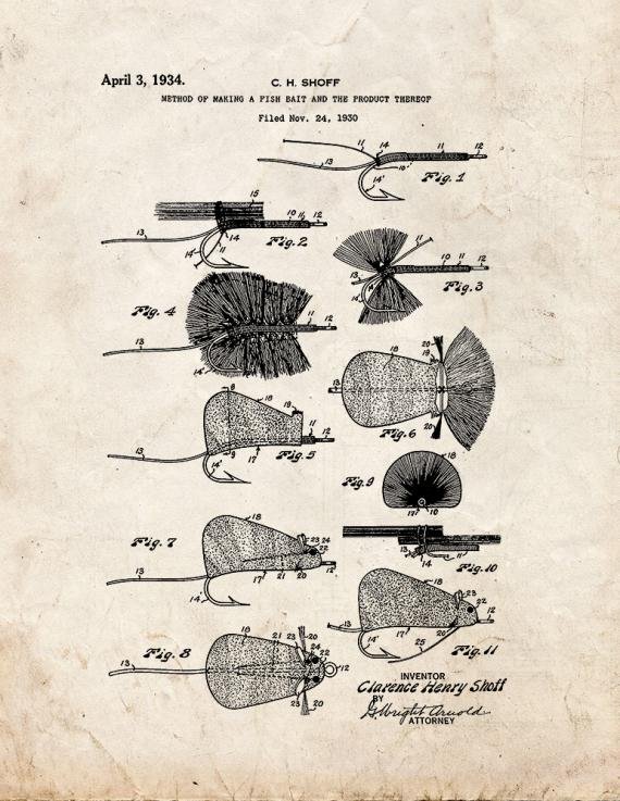 Patent Blueprint 3264 1 12 A4 Photo Print