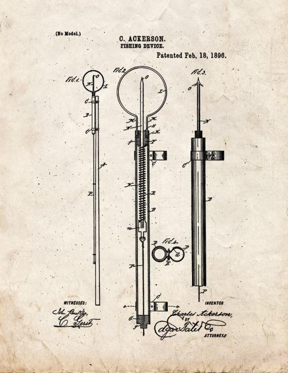 Patent Blueprint 3268 1 12 A4 Photo Print