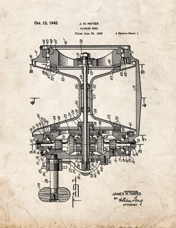 Patent Blueprint 3270 1 12 A4 Photo Print