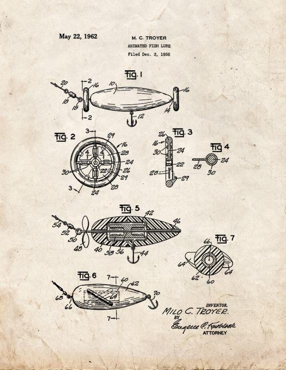 Patent Blueprint 3274 1 12 A4 Photo Print