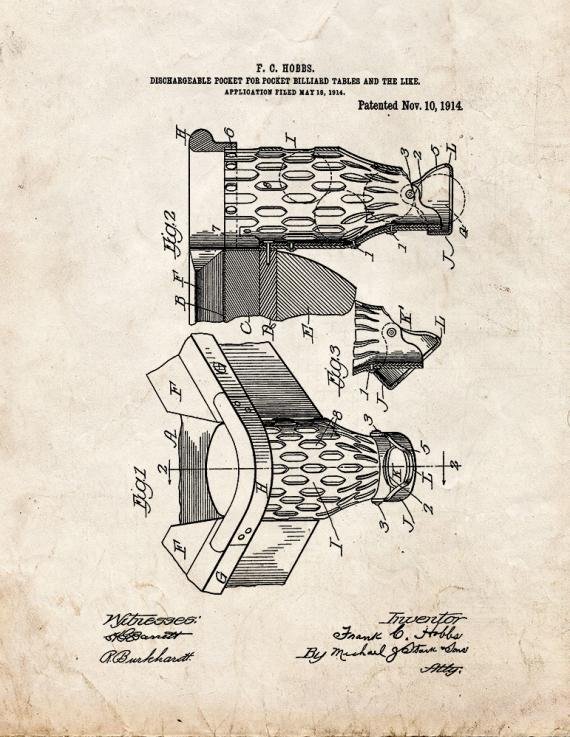 Patent Blueprint 3279 1 12 A4 Photo Print