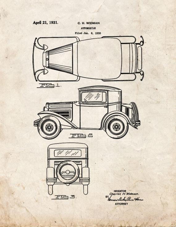 Patent Blueprint 328 1 12 A4 Photo Print