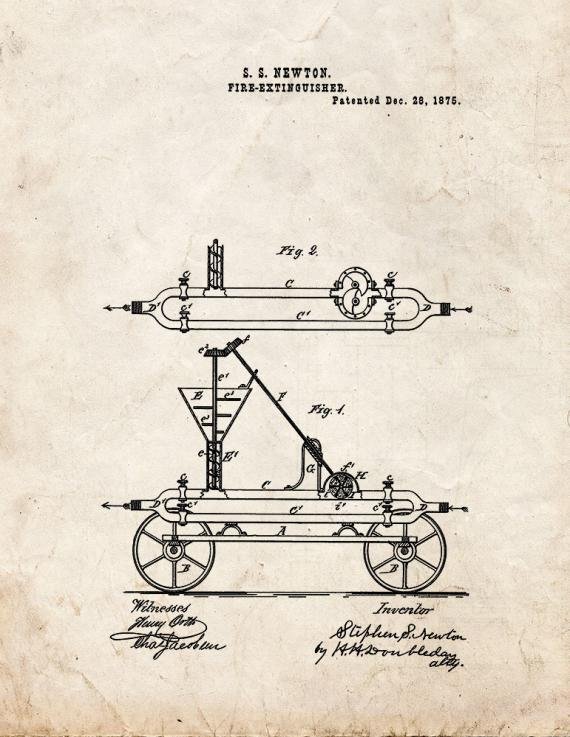 Patent Blueprint 3280 1 12 A4 Photo Print