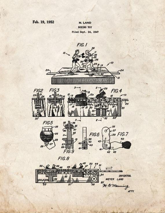 Patent Blueprint 3286 1 12 A4 Photo Print