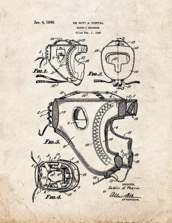 Patent Blueprint 3287 1 12 A4 Photo Print