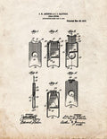 Patent Blueprint 3297 1 12 A4 Photo Print