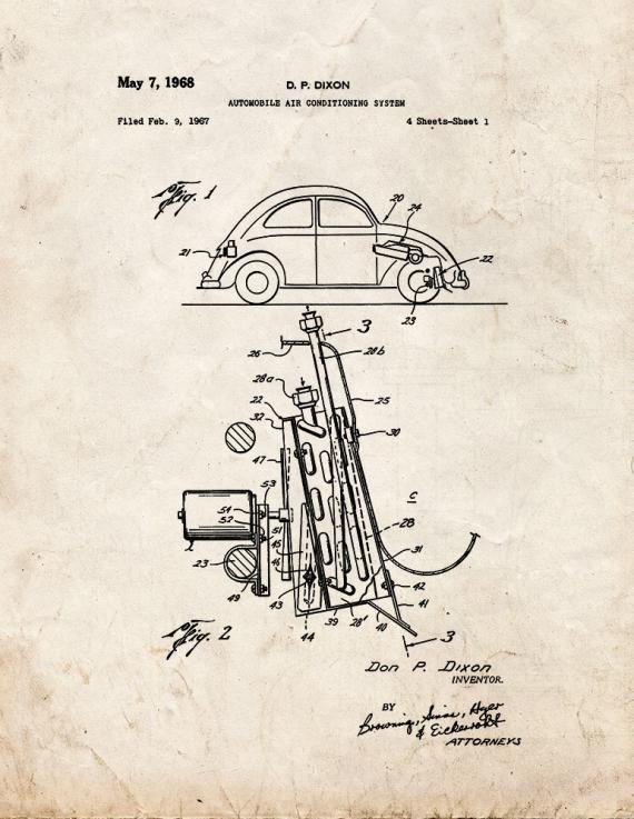 Patent Blueprint 3300 1 12 A4 Photo Print