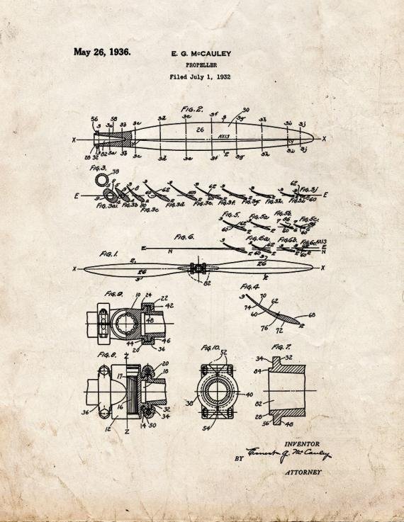Patent Blueprint 3304 1 12 A4 Photo Print