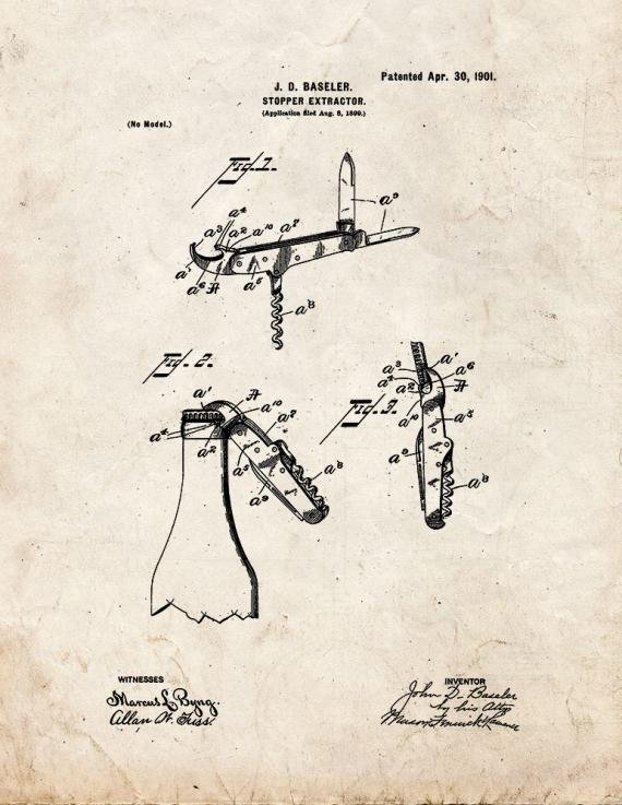 Patent Blueprint 3307 1 12 A4 Photo Print
