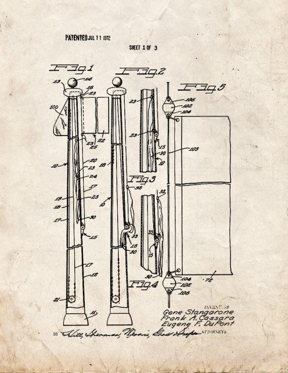 Patent Blueprint 3312 2 12 A4 Photo Print