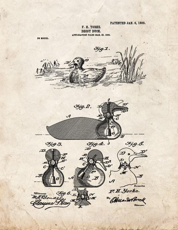 Patent Blueprint 3337 1 12 A4 Photo Print