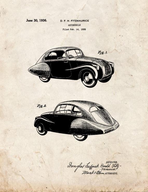 Patent Blueprint 334 1 12 A4 Photo Print