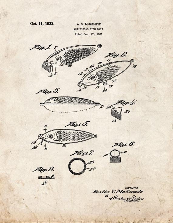 Patent Blueprint 3342 1 12 A4 Photo Print