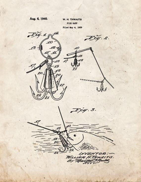 Patent Blueprint 3346 1 12 A4 Photo Print