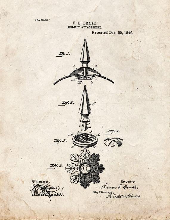 Patent Blueprint 3347 1 12 A4 Photo Print