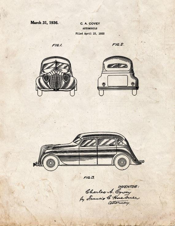 Patent Blueprint 335 1 12 A4 Photo Print