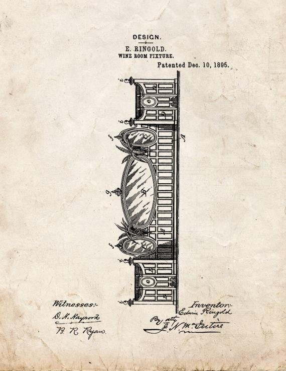 Patent Blueprint 3352 1 12 A4 Photo Print