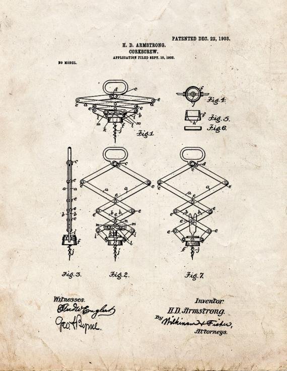 Patent Blueprint 3353 1 12 A4 Photo Print