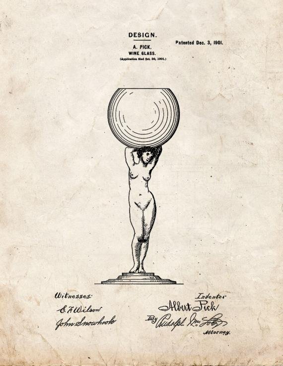 Patent Blueprint 3354 1 12 A4 Photo Print