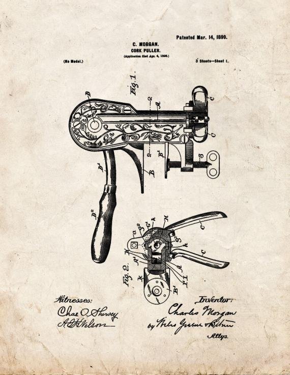Patent Blueprint 3358 1 12 A4 Photo Print