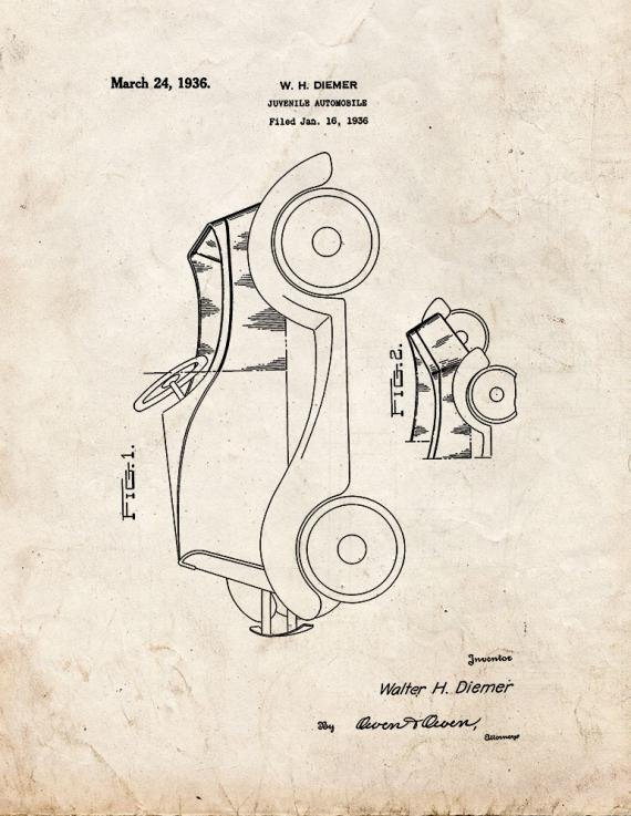 Patent Blueprint 336 1 12 A4 Photo Print