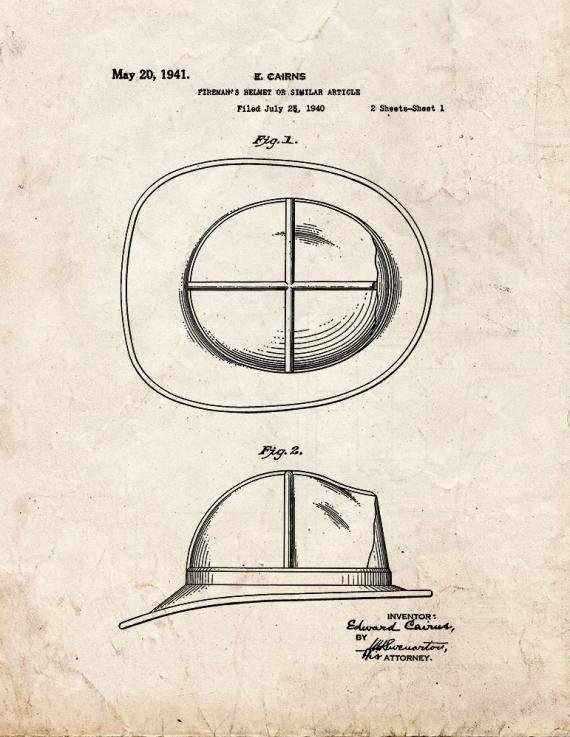 Patent Blueprint 3365 1 12 A4 Photo Print