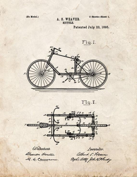 Patent Blueprint 3366 1 12 A4 Photo Print