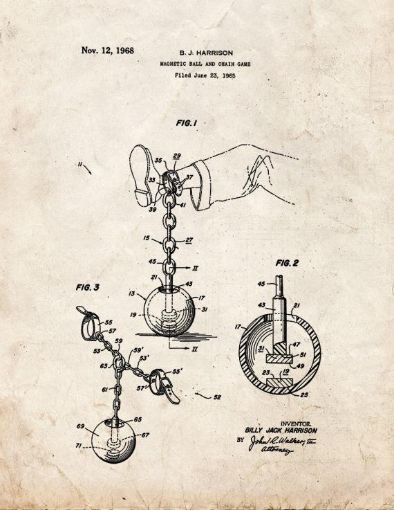 Patent Blueprint 3370 1 12 A4 Photo Print