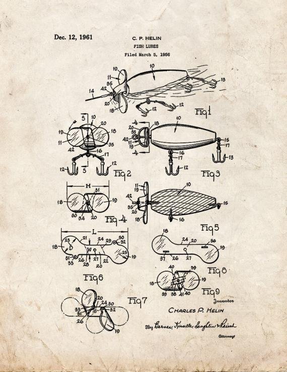 Patent Blueprint 3371 1 12 A4 Photo Print