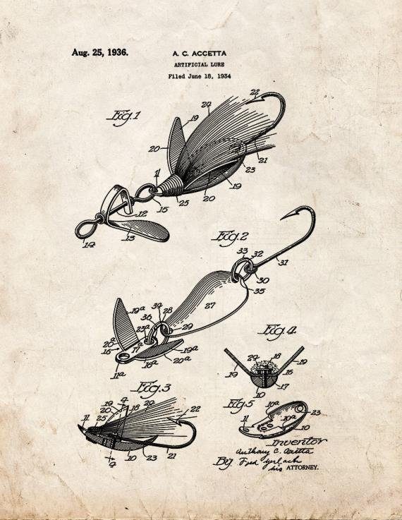 Patent Blueprint 3374 1 12 A4 Photo Print