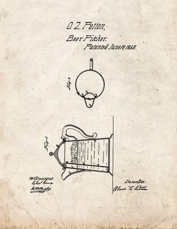 Patent Blueprint 3376 1 12 A4 Photo Print