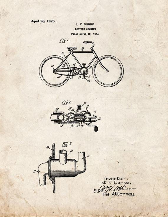 Patent Blueprint 3380 1 12 A4 Photo Print