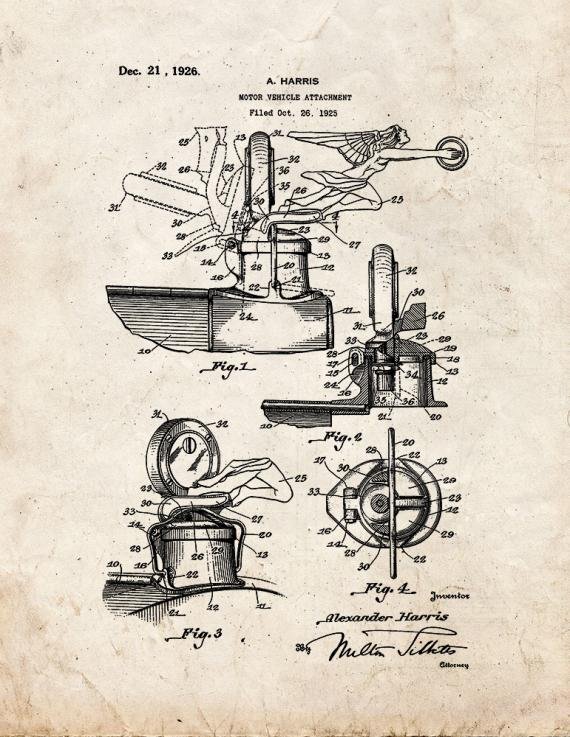 Patent Blueprint 3383 1 12 A4 Photo Print