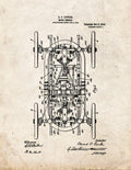 Patent Blueprint 3384 1 12 A4 Photo Print