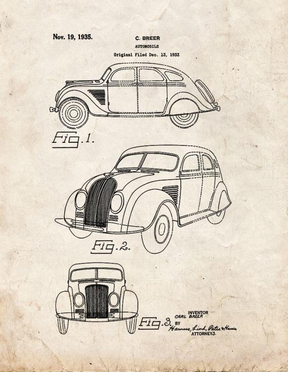 Patent Blueprint 339 1 12 A4 Photo Print
