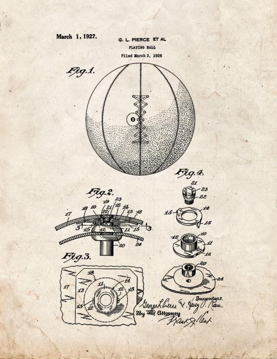 Patent Blueprint 3395 1 12 A4 Photo Print