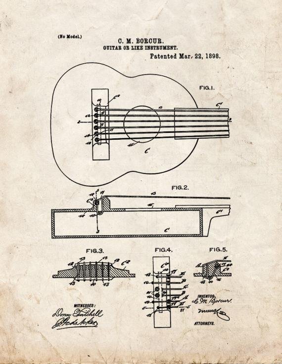 Patent Blueprint 3396 1 12 A4 Photo Print